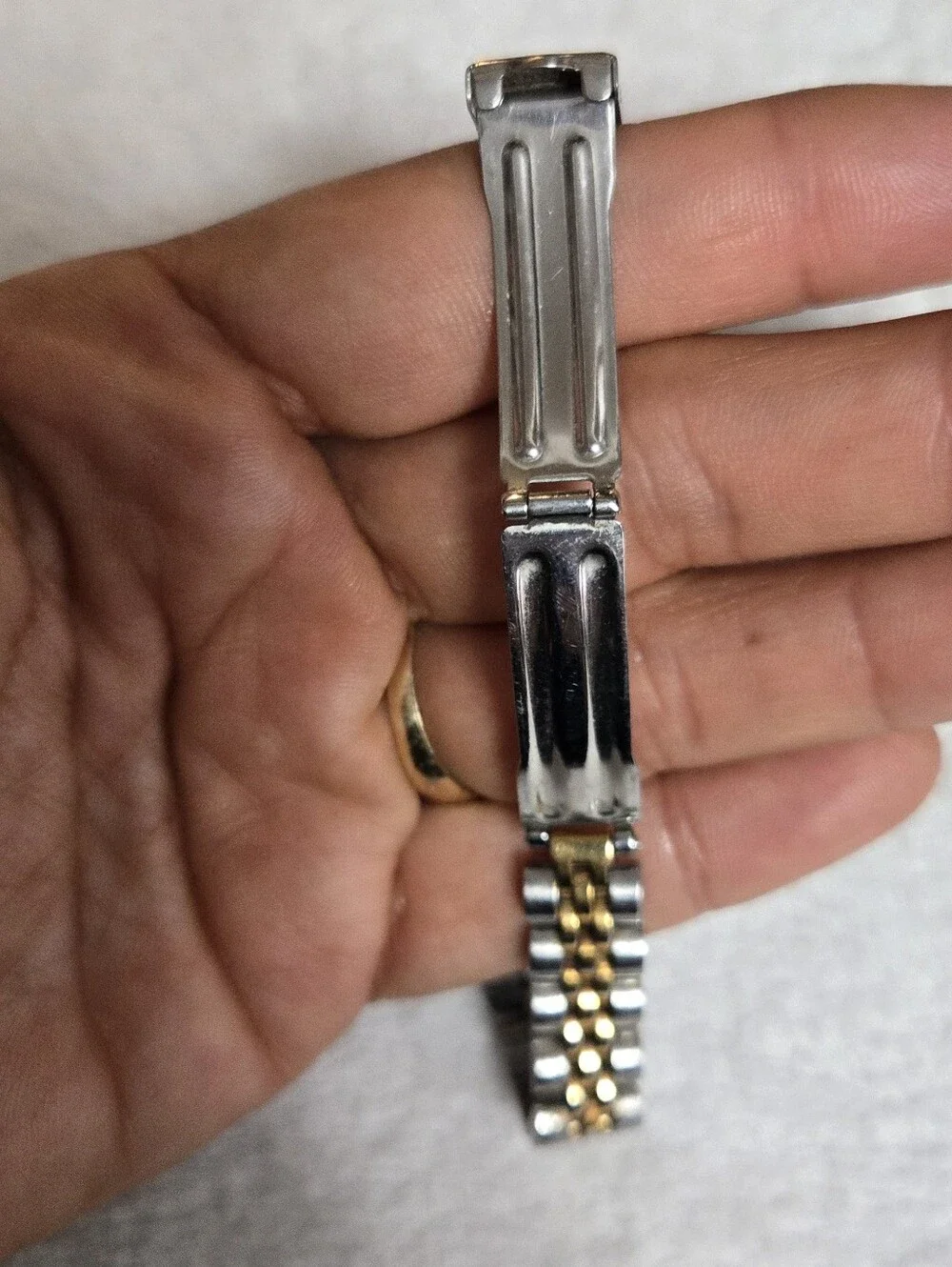 Pulsar Two-Tone Women's Metal Link Watch - Gold and Silver